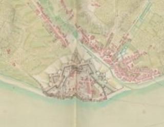 Citadelle de Blaye, plan de 1693, dans Recueil des plans des places du Royaume, divisé par provinces, faits en l’an 1693, s. l., 1693, vol. 2, pl. 56, gallica.bnf.fr / Bibliothèque nationale de France.