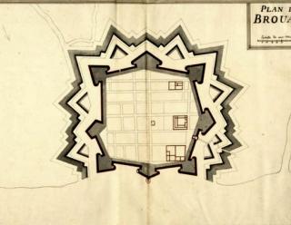 Brouage, plan non daté, gallica.bnf.fr / Bibliothèque nationale de France.